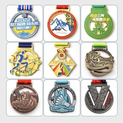 Embossing Printing Customized Custom Bronze Medals Soft Enamel Medals
