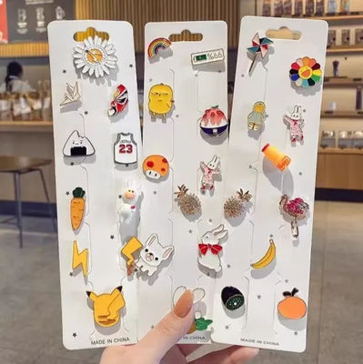 주문 사용자 지정 로고 실크 스크린 인쇄 환경 친화적 금속 핀 배지 및 에나멜 핀 online manufacture