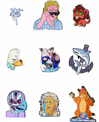 주문 애니메이션 & 만화용 반짝이 금속 배지 맞춤형 소프트 에나멜 핀 online manufacture