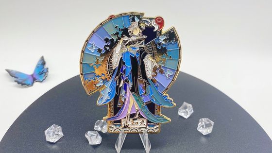 주문 2mm - 3mm 멕시코 금속 사용자 지정 라펠 핀 만화 핀 처녀 금속 모자 핀 배지 선물 online manufacture