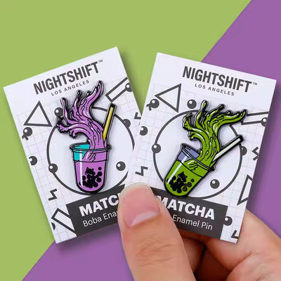 주문  Backing Card Funny Cute Design Hard Soft Enameled Metal Wholesale Lapel Pins Badges Anime Custom Cartoon Enamel Pins online manufacture