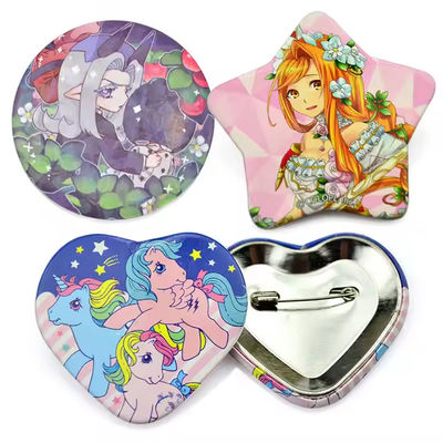 주문 맞춤형 로고 37mm 틴 재질 버튼 배지 옷깃 핀 (판촉 선물용) online manufacture