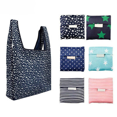 좋은 가격 Water Resistant Eco-Friendly Folding and Portable Oxford Cloth Shopping Tote Grocery Bag (In Stock) 온라인으로