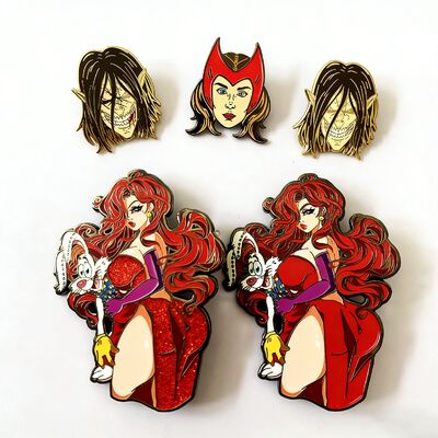 주문 맞춤형 크기의 진크 합금 농구 랩 핀 개인 선물을위한 나비 클러치 online manufacture