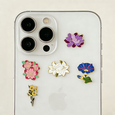 주문 휴대폰 장식용 맞춤 3D 디자인 핑크색 고품질 재질 에나멜 핀 배지 online manufacture