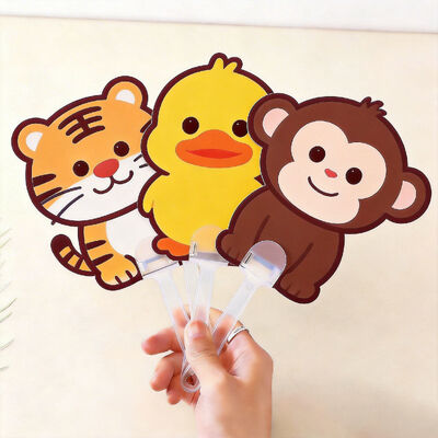 주문 로고를 새겨 광고 및 홍보용으로 맞춤 제작된 PP 또는 아크릴 손부채를 주문하세요. online manufacture