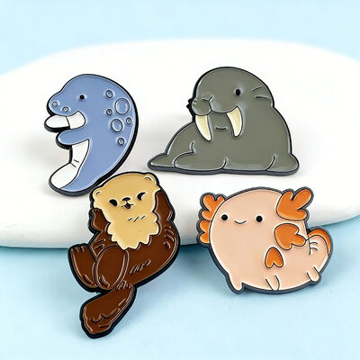 주문 금 금 금속 랩 핀 얇은 / 단단한 에마일로 중국에서 모자와 옷을 위해 도매. online manufacture