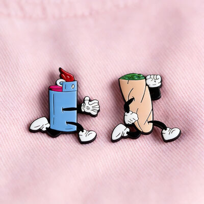 주문 의류, 액세서리 및 로고 브랜딩을 위한 맞춤형 실크스크린 인쇄 금속 라펠 핀 도매 online manufacture