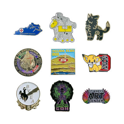 개인화된 로고와 금/은자/보리 접착을 가진 사용자 지정 부드러운 에나멜 라펠 핀