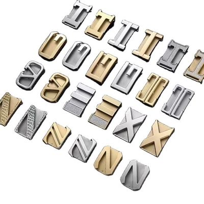 좋은 가격 사용자 지정 로고 진크 합금 벨트 Buckle 개인 디자인을위한 빛나는 은 접착 온라인으로