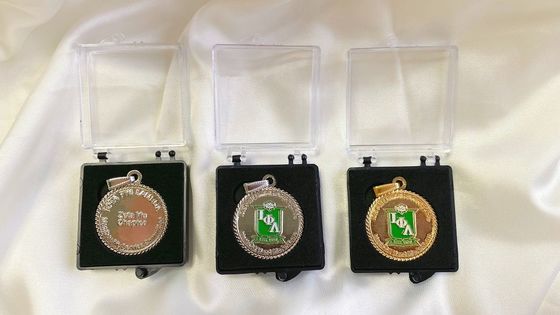 금으로 칠한 금메달 기념품 금속상 스포츠 축구 메달