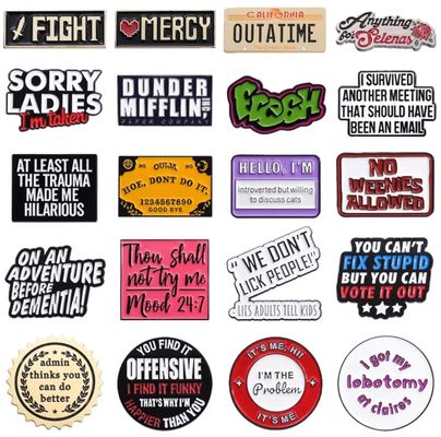 광택/도금 공정 맞춤형 애니메이션 핀 에나멜 참 염색 맞춤 핀 금속 로고 배지 하드 에나멜 핀 배지