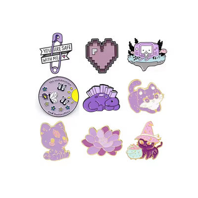 금속 1.5in 부드러운 에나멜 랩 핀 배지 금속 하드 사용자 지정 금속 핀 배지