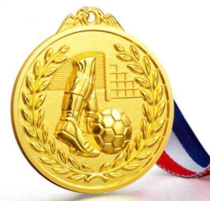 2D 3D 금 은 구리 축구 스포츠 테마용 금속 공예품 고객 크기의 주문 메달