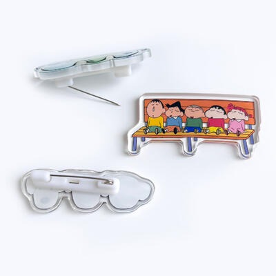 좋은 가격 Vograce Custom Cartoon Anime Rainbow Printing Logo Pins Maker Charm Acrylic Gifts Acrylic Lapel Acrylic Pin Badges Pins 온라인으로