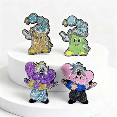 맞춤형 소프트 하드 에나멜 라펠 핀 배지 (금/은/구리 도금)