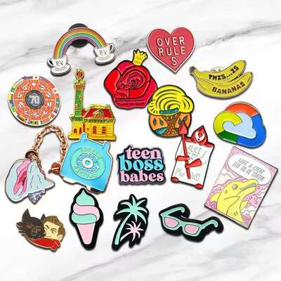 좋은 가격 맞춤형 옷깃 핀 - 직원 포상을 위한 하드 에나멜 금속 배지 온라인으로