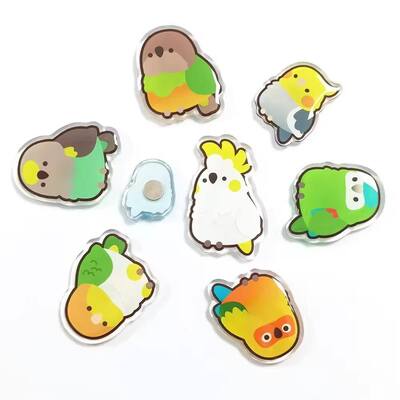 Cute Anime Brooch - Custom Japanese Cartoon Acrylic Pin, High Quality Girl Decoration & Accessories