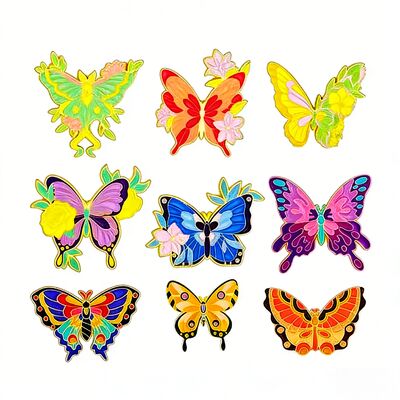 좋은 가격 고품질 무례한 과대 광고 짐승 호랑이 사자 동물 염색 금속 에나멜 핀 온라인으로