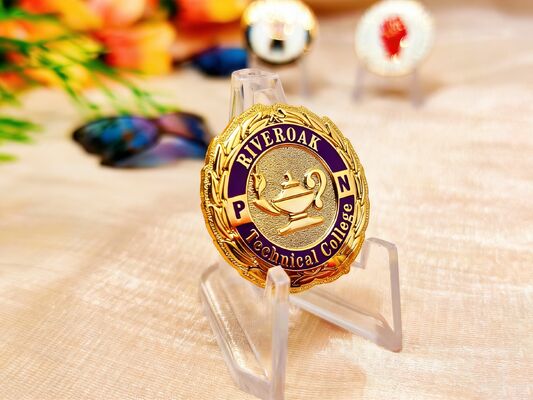 오토바이 클럽 및 수집가를 위한 레터프레스 인쇄 및 앤티크 브론즈 마감 처리된 양면 맞춤 코인