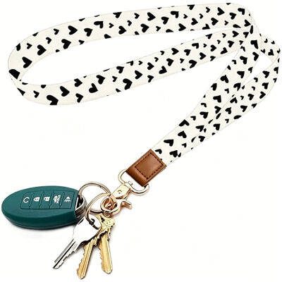 좋은 가격 키 체인 로니어드 홀더 귀여운 긴 황금 열쇠 클래프 지갑 아이디 배지 여성 도매 온라인으로
