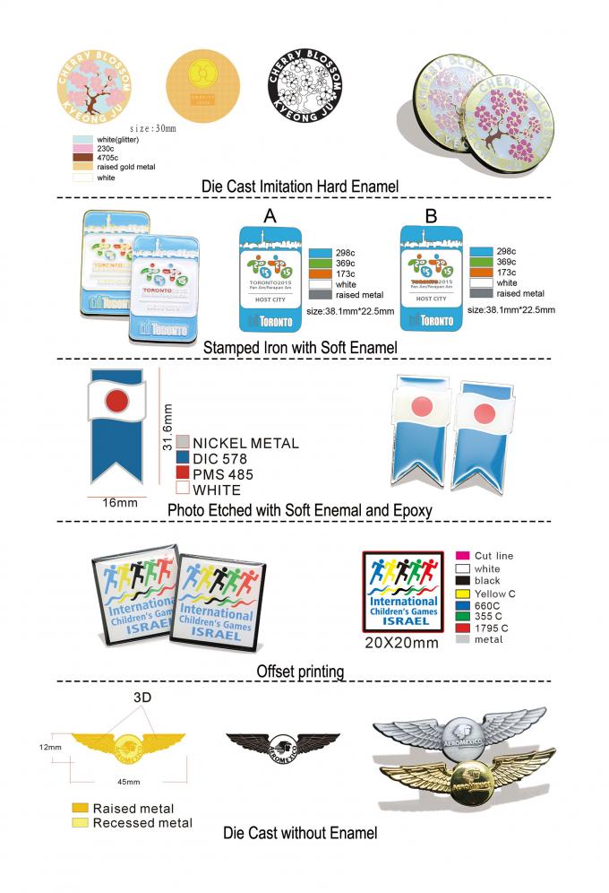 사용자 지정 에나멜 핀 최소 반짝이는 브러치 아니메이션 하드 에나멜 핀 부드러운 라펠 배지 5