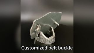 남성과 여성을 위한 환경 친화적인 마무리 및 개인화된 로고와 맞춤 핑크 합금 벨트 Buckle