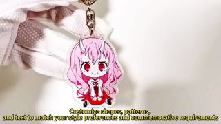 맞춤형 아크릴 열쇠고리 디자인