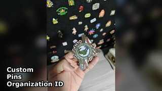 조직 식별을 위한 맞춤형 옷깃 핀